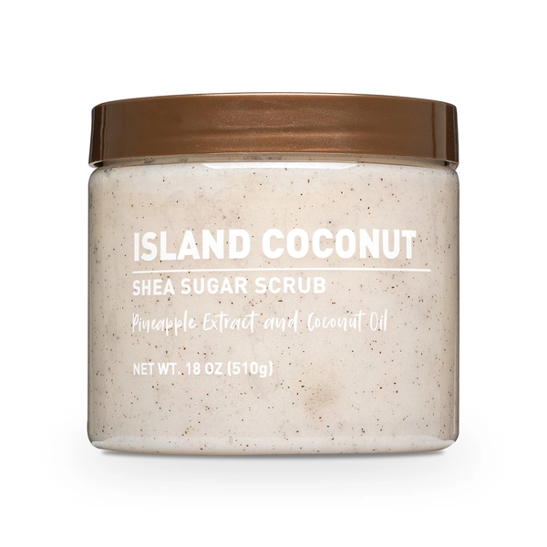 Shea Sugar Scrub, Island Coconut Scent, 18 oz HSA/FSA Eligible - Walmart.com