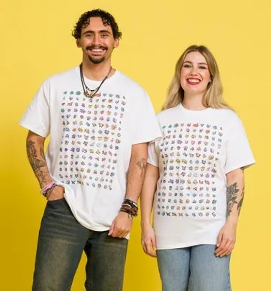 Pokemon First Gen Sprites White T-Shirt