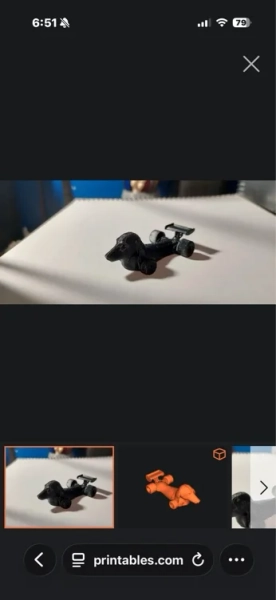 Hot wheel dachshund 