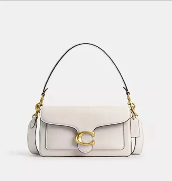 white tabby shoulder bag 26