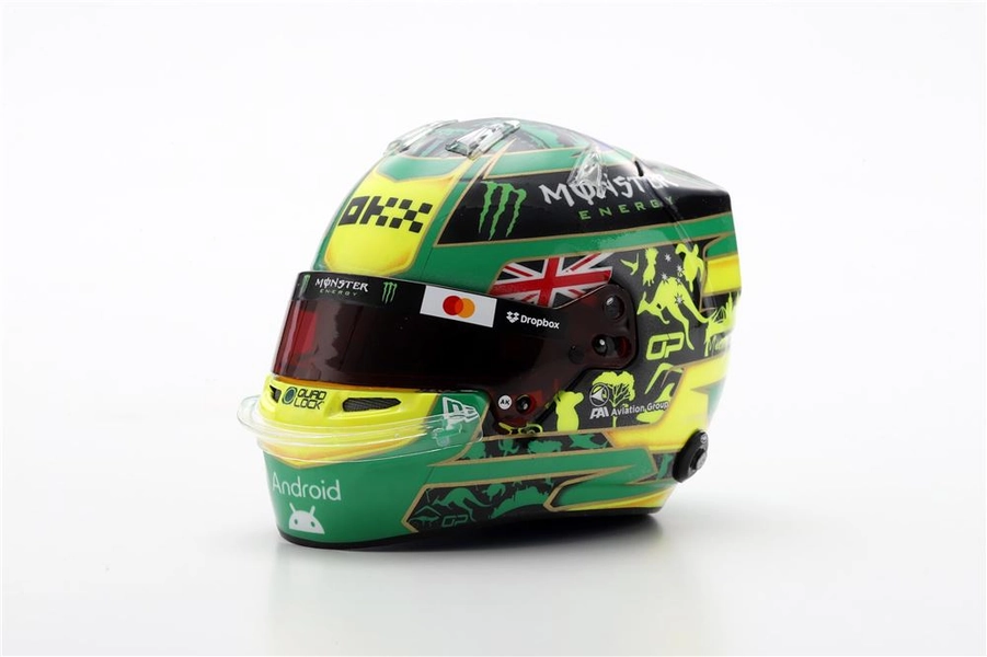 Casque Spark Oscar Piastri McLaren F1 Team GP Australie 2025 Echelle 1/5