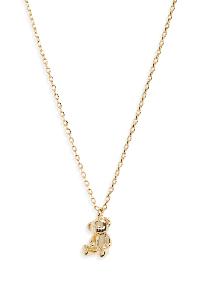 Teddy Bear Pendant Necklace