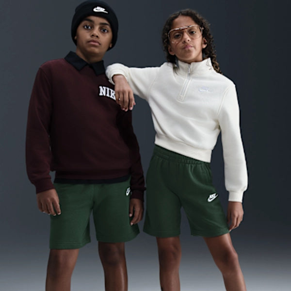 Nike Sportswear Club Fleece Big Kids' French Terry Shorts