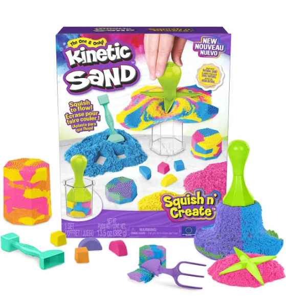 Kinetic Sand Squish N' Create Playset