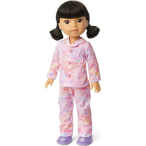 American Girl Gwynn Tan Powder Pink Pajamas