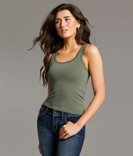 XS/S Thyme Contour Tank Top