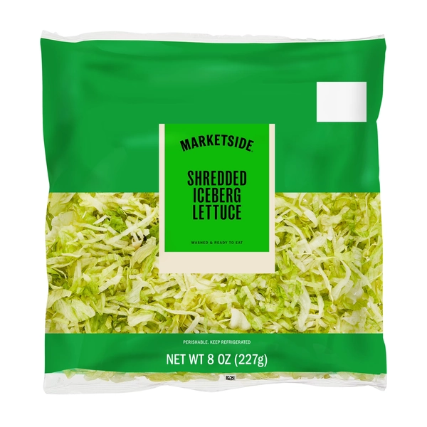 Marketside Fresh Shredded Iceberg Lettuce, 8 oz Bag - Walmart.com