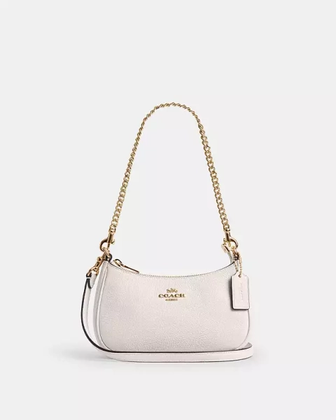 Gold/Chalk Teri Mini Crossbody Bag