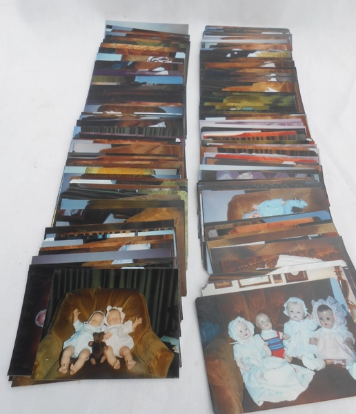 Vintage 80's Photography Lot of 205 Composite &amp; Rubber Face Collectible Dolls