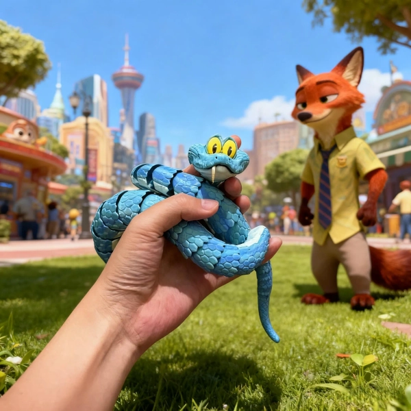 Snake Figure – 3D Printed Poseable Collectible