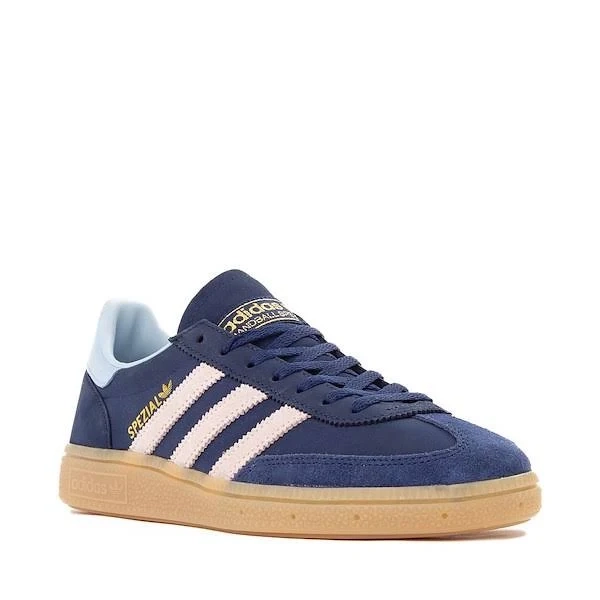 Womens adidas Handball Spezial Athletic Shoe - Dark Blue / Wonder Quartz / Clear Sky - Size 8