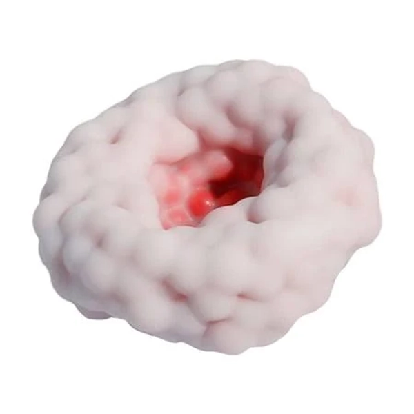 Sensory Squishy Stress Balls, Squeeze Squishy Toys for Anxiety Relief & Focus, Portable Desktop Stress Relief Toys for Home Office and Travel Use, Red