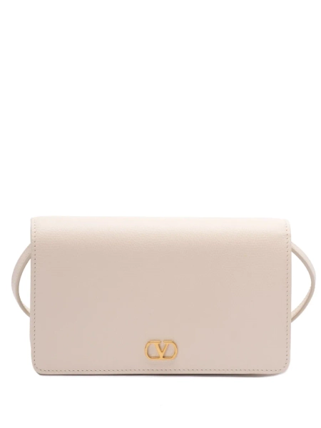 Valentino Garavani Mini VLogo Signature Shoulder Bag | Neutrals | FARFETCH