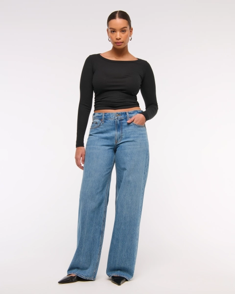 Curve Love Low Rise Ultra Loose Jean