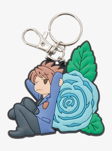 Ouran High School Host Club Chibi Hikaru Rose Key Chain