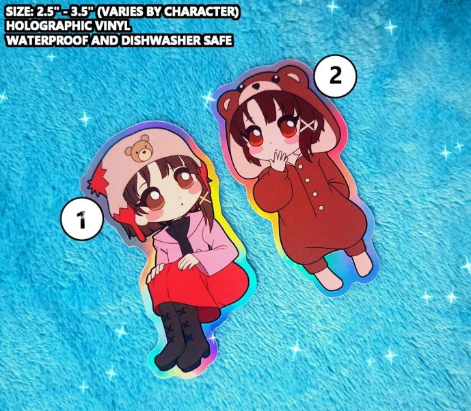 Serial Experiments Lain Holographic Stickers