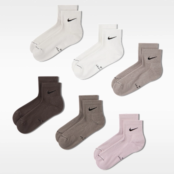 Nike Everyday Elevated Ankle Socks (6 Pairs)