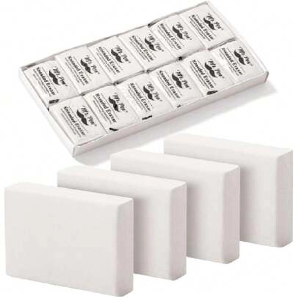 Mr. Pen- Kneaded Eraser, 12 Pack, White Kneaded Erasers For Artists, Art Eraser, Kneadable Erasers Bulk,45086546