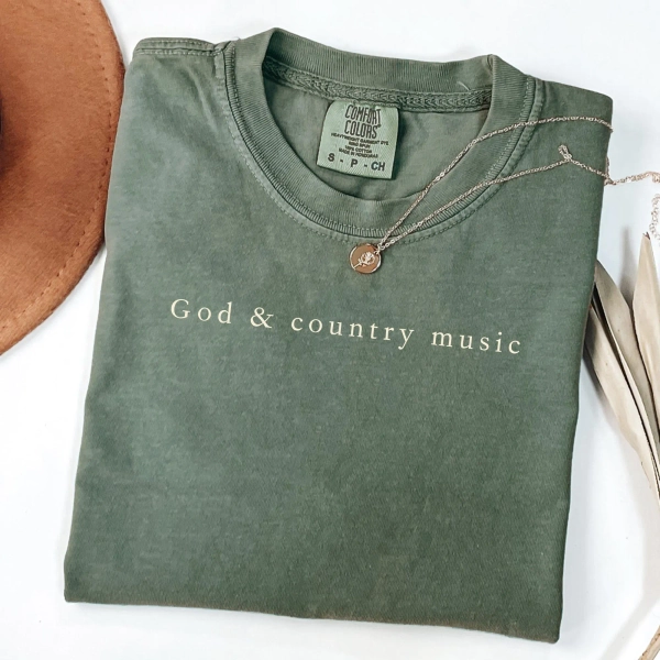 God & country music Shirt, Western Shirt, Country Music Shirt, Cowboy Shirt, Religious Shirt, Christian Shirt