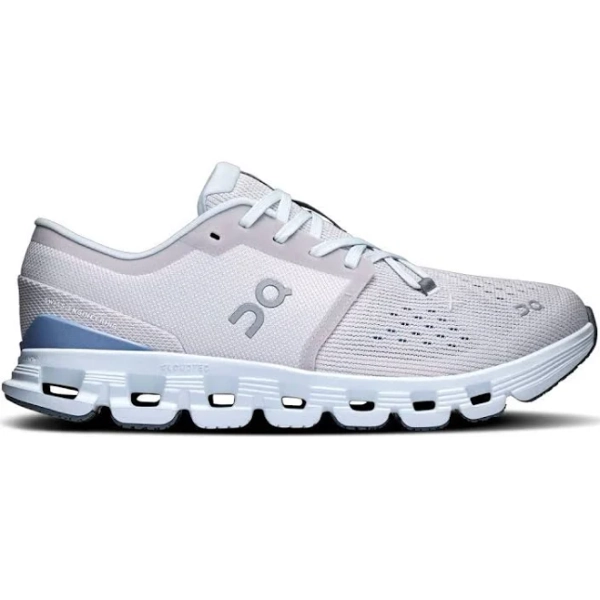 On Cloud X 4 Silver/Chambray - Womens