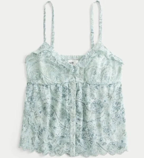 Hollister Women's Easy Chiffon Babydoll Top