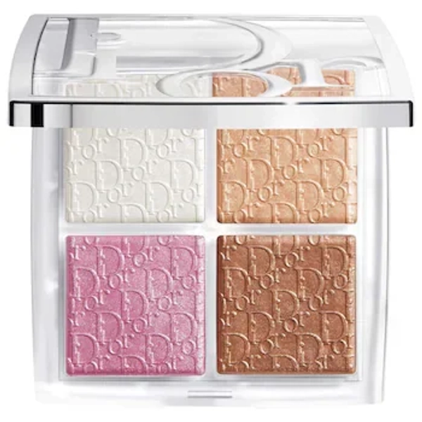 Backstage Glow Maximizer Face Palette - 002 Frosted Opal Glow - a harmony of frosted lilac and blue shades