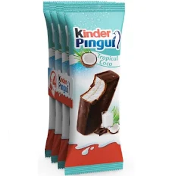 génoise fourré lait et noix de coco Kinder