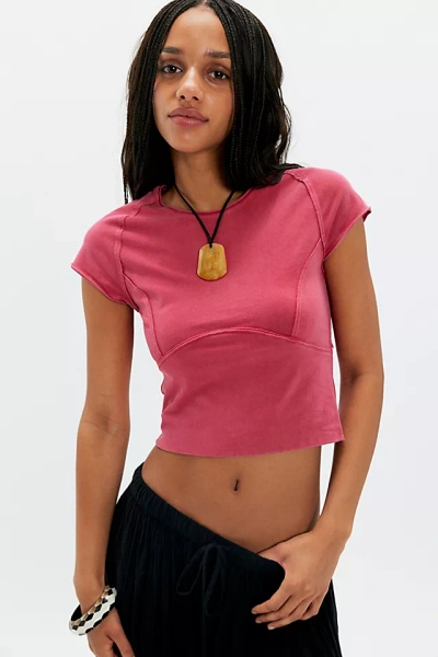 We The Free Protagonist Cropped Cap Sleeve Tee