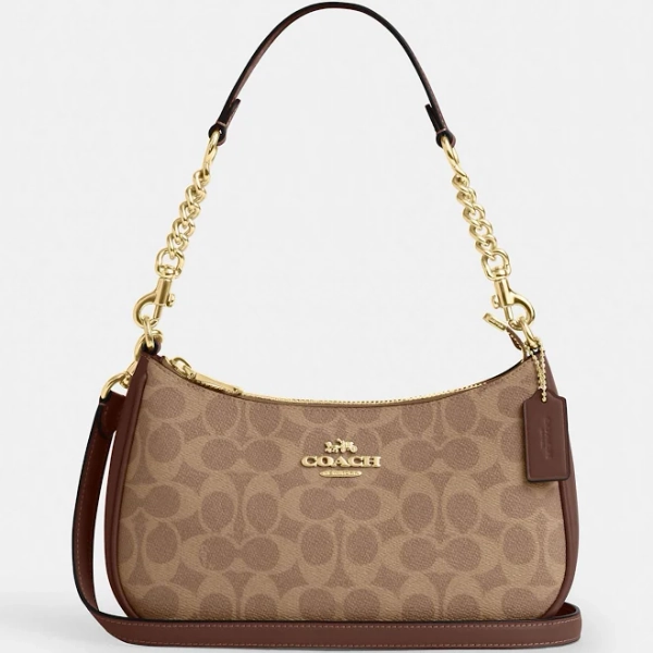 Coach Outlet Teri Shoulder Bag In Signature Canvas Women's