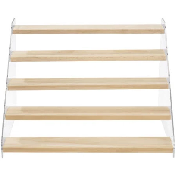 5-Tier Wood Display Stand