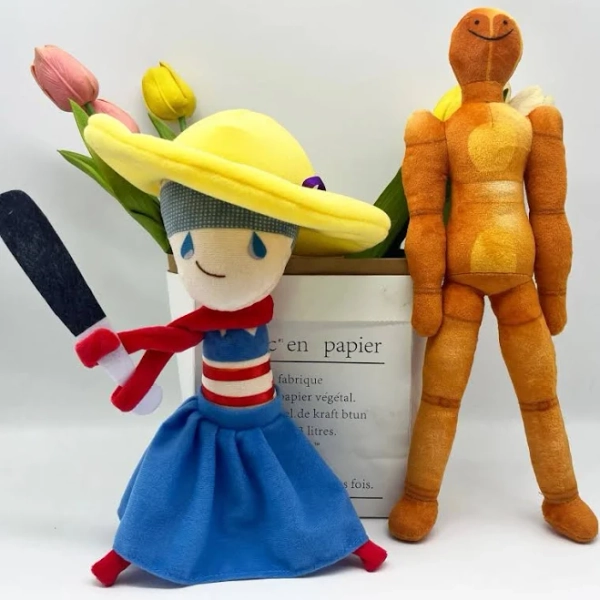 Game Magical Numbers Digital Circus Plush Toy Anime The Wooden Man and the Ribbon Girl Doll