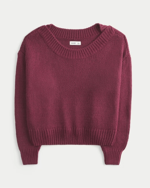 Lofty Off-the-Shoulder Sweater