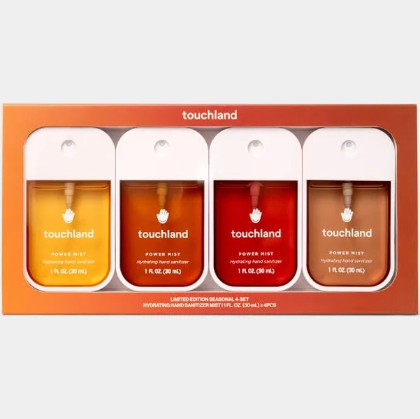 Touchland Limited Edition Seasonal Power Mist Hand Sanitizer 4-Set