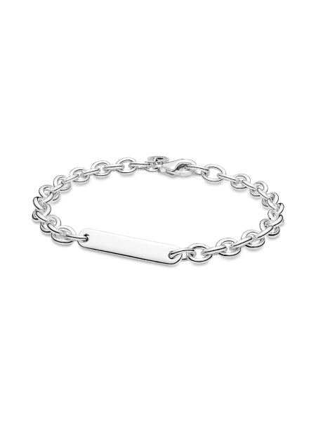 Engravable Bar Link Bracelet