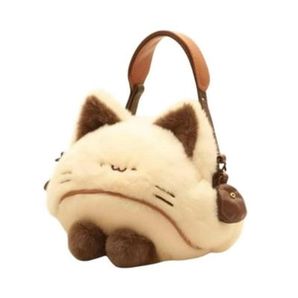 Abbraccia Cat Plush Money Bag Fashion Fashion Cosmetic Bag for Birthday Presents Adult Teen Men Girl Girl Girls Girls