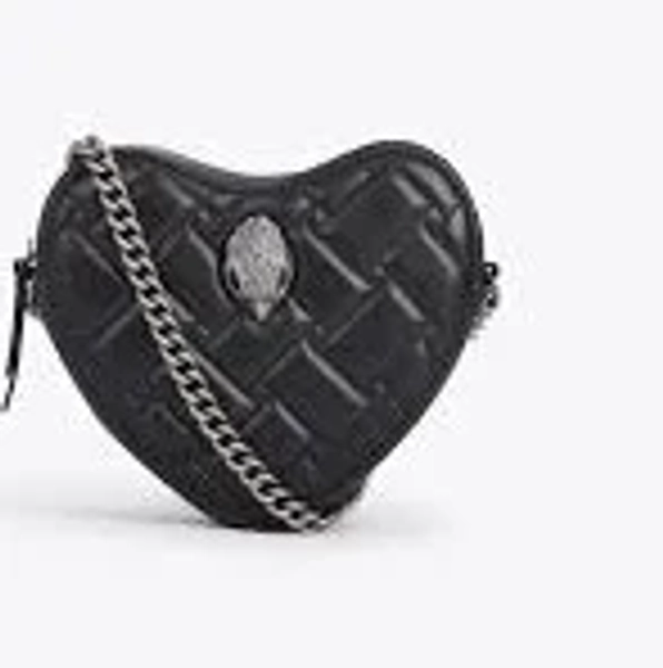 Kurt Geiger London Kensington Heart Leather Crossbody Bag