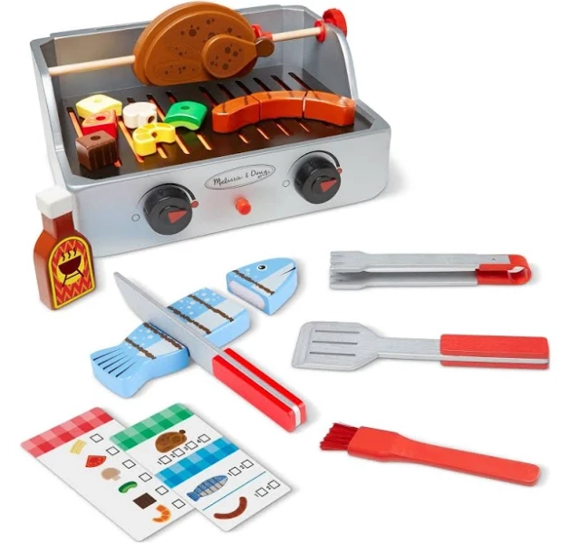 Melissa & Doug Rotisserie & Grill Barbecue Set
