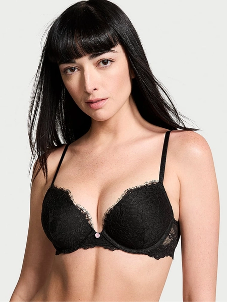 Black Push Up Lace Bra - Size 30 C
