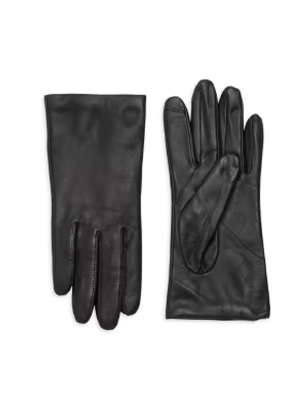 Cashmere Lined Leather Tech Gloves