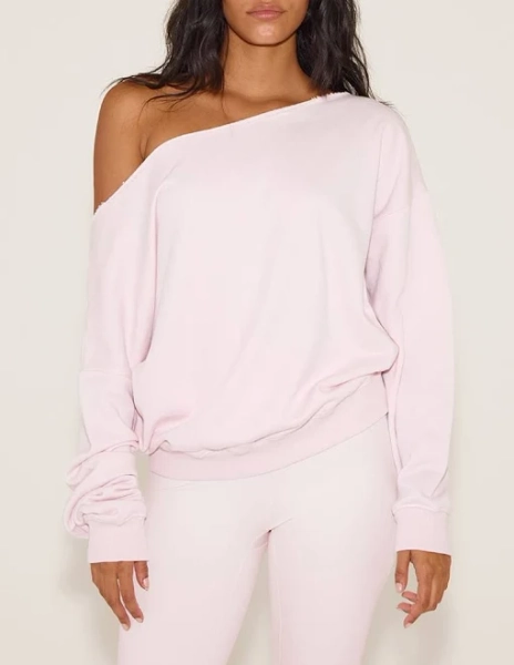 Women's Oversized Off Shoulder Sweatshirt