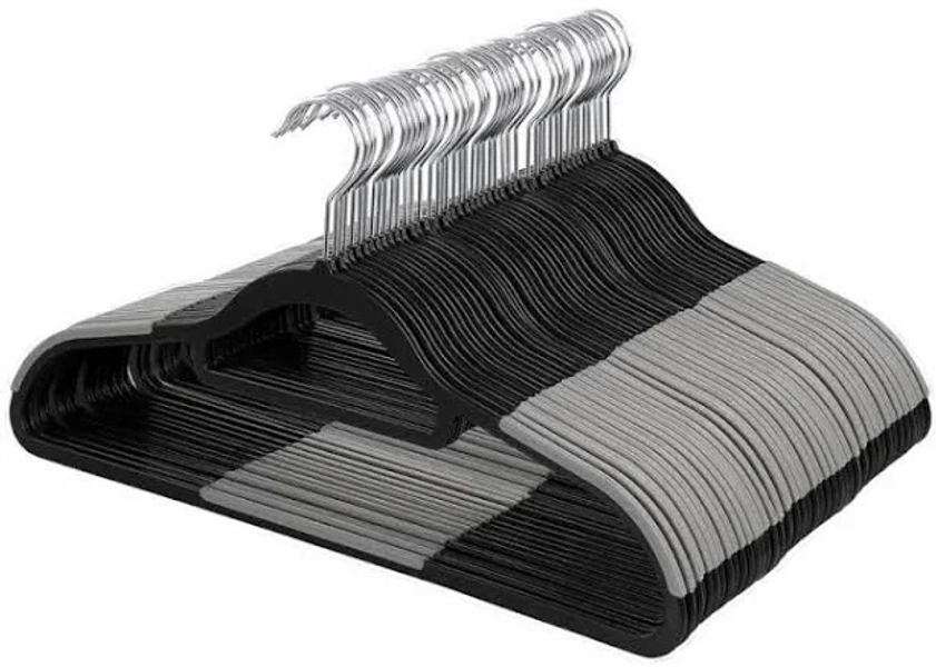 Elama Home 50 Piece Plastic Non Slip Hanger
