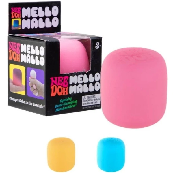 NeeDoh Squeeze Ball Mello Mallo Color Change 6 cm Display