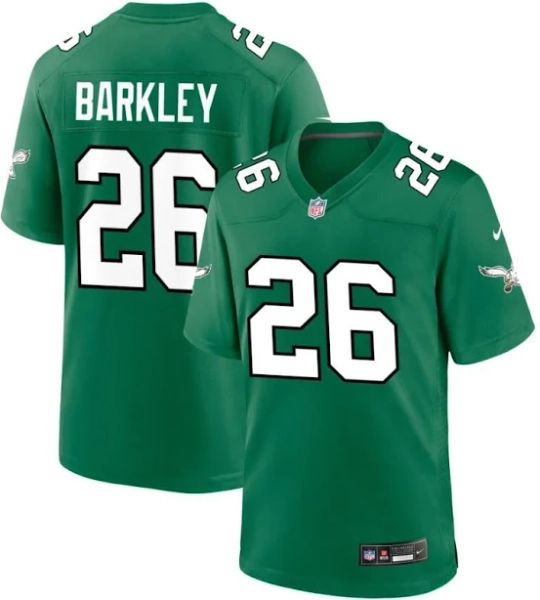 Nike Men's Kelly Green Philadelphia Eagles Alternate Game Player Jersey