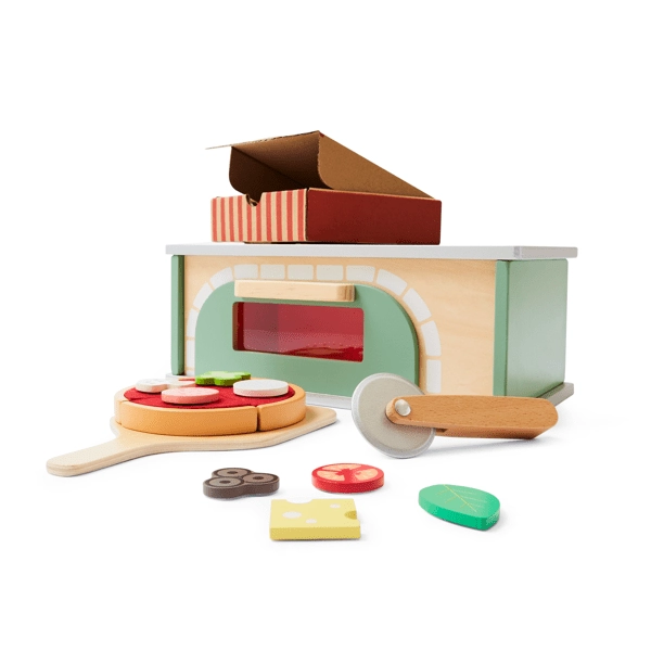 20 Piece Wooden Light and Sound Pizza Oven Set