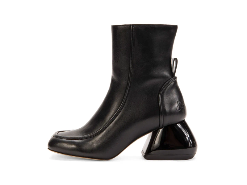 Lo - Black | Curved Toe Ankle Boots | Fluevog Shoes