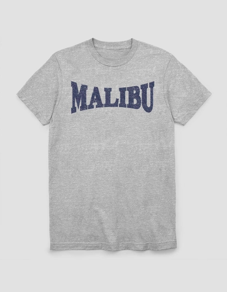 DESTINATION Malibu California Unisex Tee - HEATHER GRAY