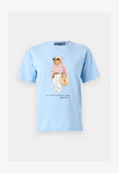 POLO RALPH LAUREN T-shirt con stampa - baby blue