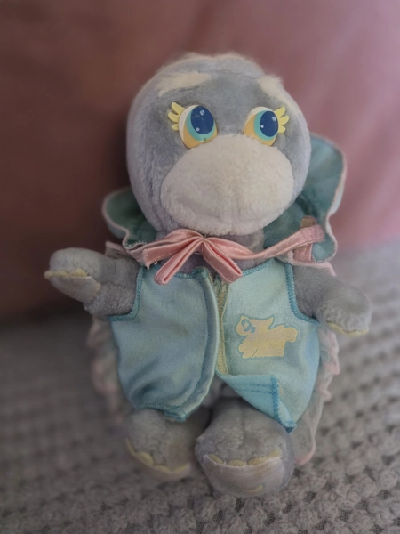 Vintage 80s Turtle Tots Soft Toy Plush By Mattrel '  Trista'