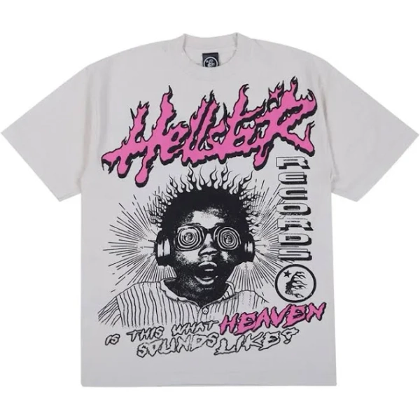 Hellstar Studios Heaven Sounds Like Short Sleeve Tee Shirt
