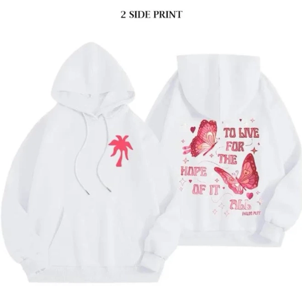 Unisex Loose Fit Cotton-Polyester Blend Hoodie